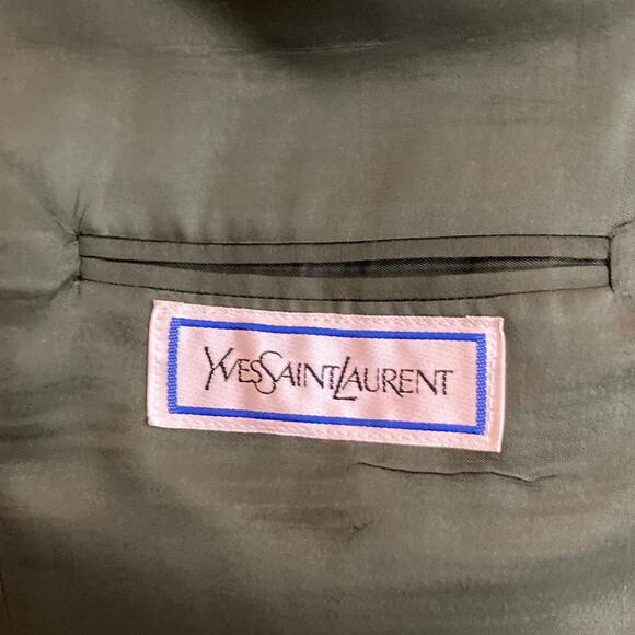 NWOT VINTAGE YVES SAINT LAUREN DILLARDS Blazer Cashmere Virgin Wool - Picture 6 of 11